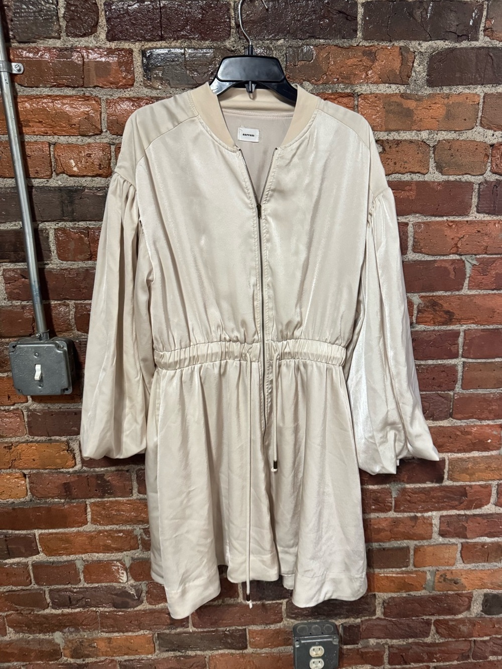 Aureum Ivory Utility Dress Size Large